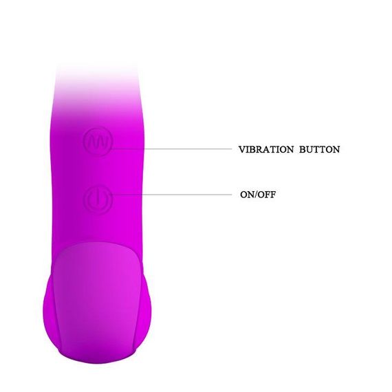 Безременной вибрострапон "ANGELO PURPLE" BI-014227 Sex Aura | Зображення 5
