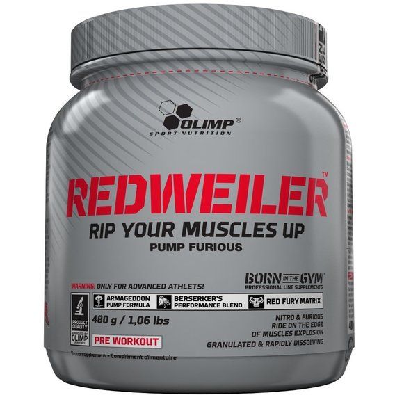 Комплекс до тренування Olimp Nutrition RedWeiler 480 g /80 servings/ Red Punch