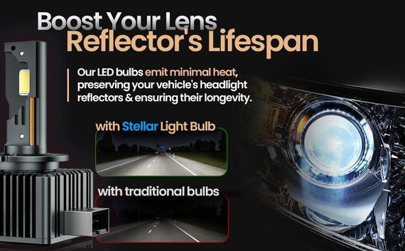 LED автолампа D1S STELLAR D серии 70W 4400Lm 6000K CANBUS гарантия 24 мес | Зображення 2