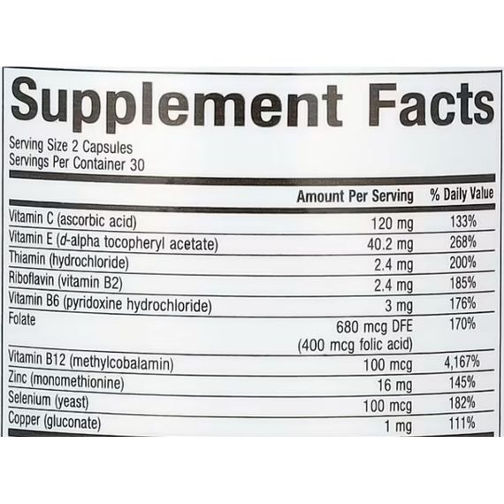 Комплекс для профілактики зору Natural Factors Advanced Eye Factors 60 Caps | Зображення 1