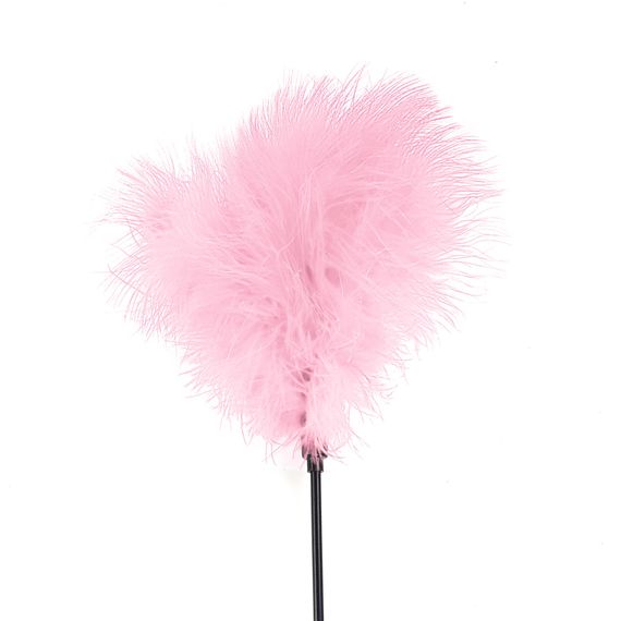 Лоскітка з пером індика Art of Sex – Feather Paddle, рожева | Зображення 1