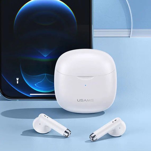 Бездротові навушники USAMS-IA04 TWS Earbuds IA Series White | Зображення 3