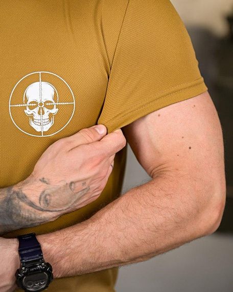 Тактична потоотводна футболка One Shot coyot ПП4656 | Зображення 4