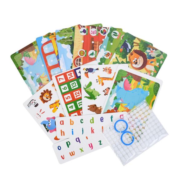 М'яка розвиваюча іграшка-книжечка "Busybook" YB-501-502-503-4 | Зображення 1