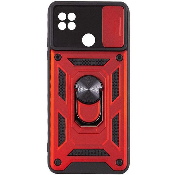 Чохол Ummi Camshield Serge Ring для Xiaomi Redmi 9C / Redmi 10A Червоний