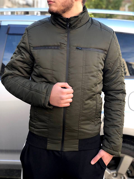 Куртка-бомбер хакі S XXL | Зображення 1