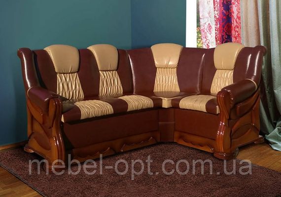 Кухонний м'який куточок Каприз, колір дерева горіх, шкірозамінник apparel rodeo 05+10 | Зображення 2