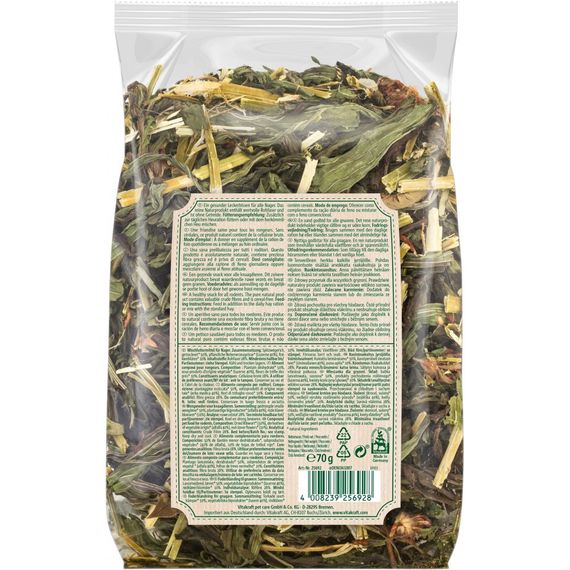 Корм Vitakraft Vita Verde Nature Mix для декоративних гризунів з подорожником та конюшиною 70 г | Зображення 2