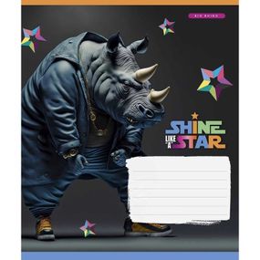 Зошит учнівський "Dance star" 018-3276L-2 в лінію, 18 аркушів