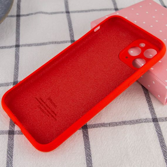Чохол Silicone Case Full Camera Protective (AA) для Apple iPhone 12 Pro Max (6.7") Червоний / Red | Зображення 1