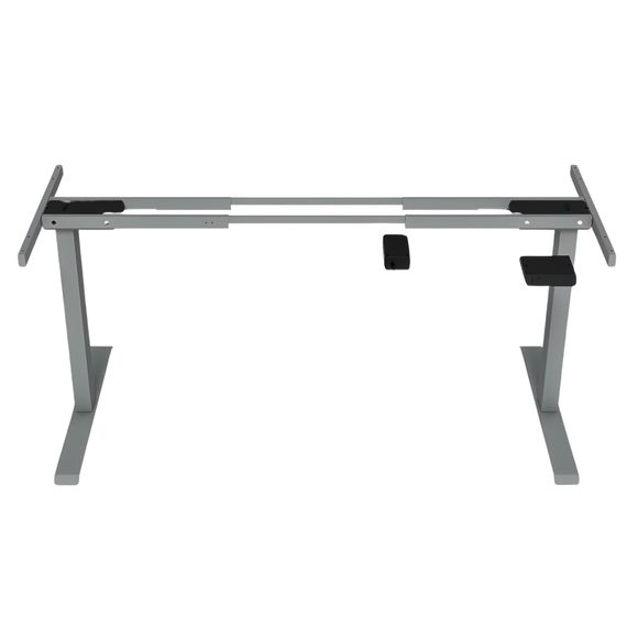 Каркас для столу електричний, двомоторний, регулювання висоти, сірий, 700-1205 мм, підйомний / комп’ютерний стіл | Зображення 1
