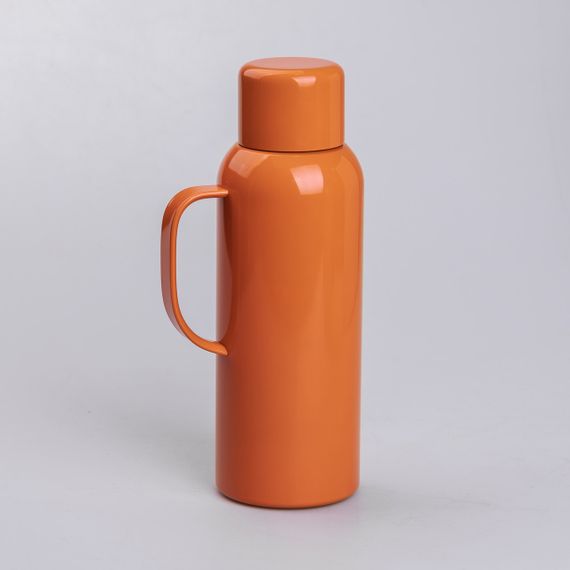 Термос Vacuum с датчиком температуры на 820 мл оранжевый HP-14-55O | Зображення 1