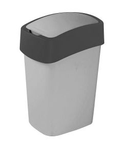 Контейнер для мусора с поворотной крышкой Curver (Курвер) Flip Bin 9 л (02170) Серый