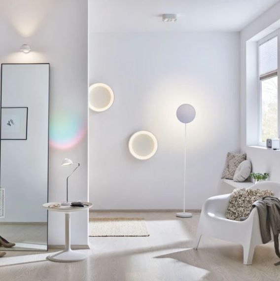 Светильник светодиодный настенно-потолочный накладной WBL-28C/30W*2 WH | Зображення 6