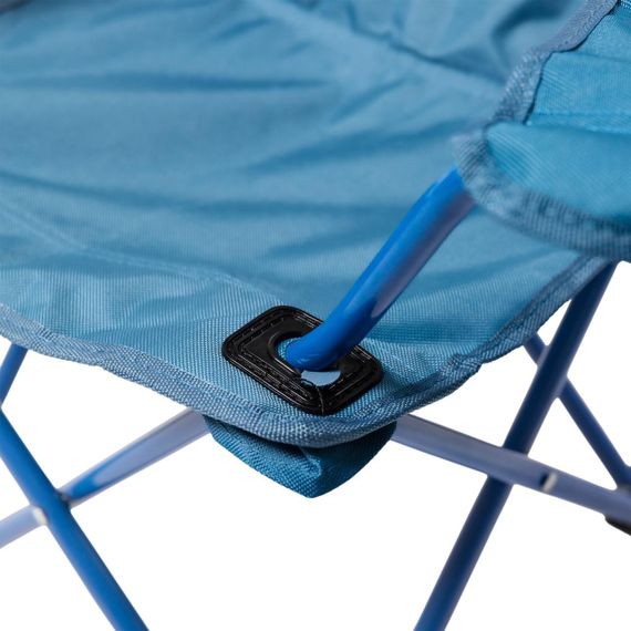 Розкладне крісло туристичне 34х58х65 см крісло для пікніка на природу з підстаканником Синій | Зображення 4