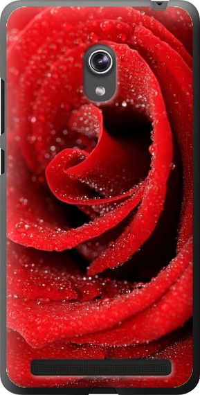 Чехол на Asus ZenFone 6 A600CG Красная роза "529u-143-17620"