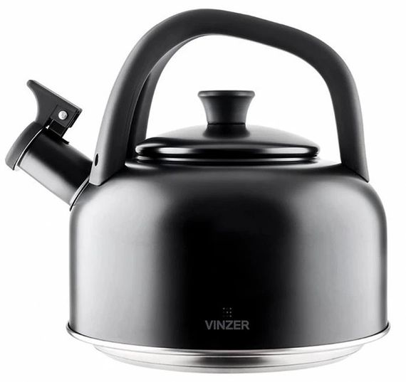 Чайник із свистком Vinzer Stels VZ-50005 2.7 л чорний