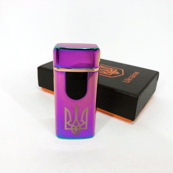 Електрична та газова запальничка Україна, акумуляторна запальничка спіральна HL-431. Колір: хамелеон | Зображення 3