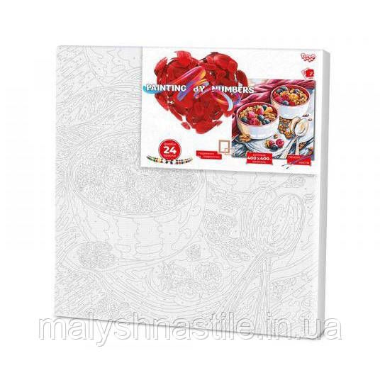 Картина по номерам "Десерт" Danko Toys KpNe-40х40-02-06 40x40 см
