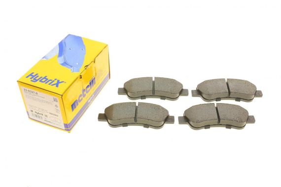 Колодки гальмівні передні Citroen C2 C4 04- C3 09- Berlingo Peugeot 206 307 96- 207 06- 208 12- 22-0327-0