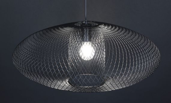 Люстра підвісна LOFT на 1 лампочку 27187 Чорний 30-160х58х58 см. | Зображення 5