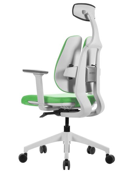 Кресло офисное DUOREST D2 whitegreen ортопедическое | Зображення 4