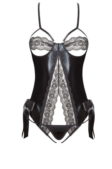 Корсет Beauty Night SHAQUILA CORSET & thong Чорний L/XL | Зображення 6