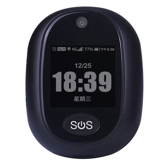 Трекер GPS V45 Tracker Pendant with display SIM (4GLTE with 2GGSM fallback) 600mAh Black