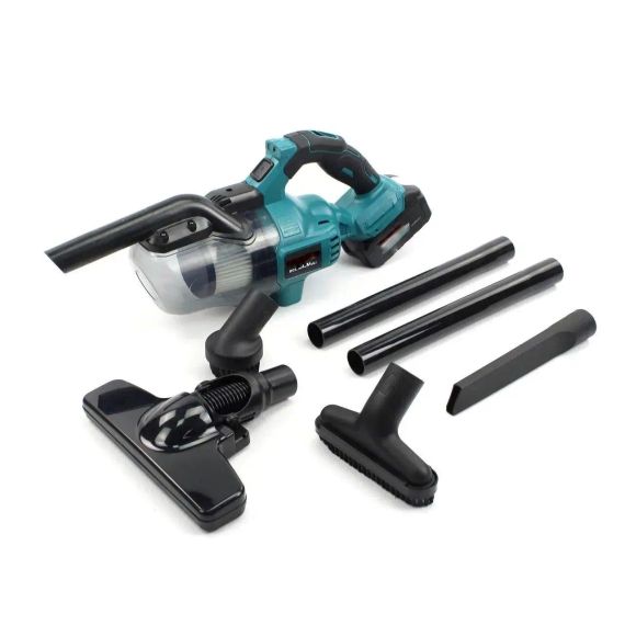 Автомобільний пилосос акумуляторний DCL184ZW-2Li (48V, 5AH), для дому та автомобіля без мішка c 2 акб | Зображення 1