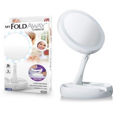 Дзеркало з Led-підсвіткою кругле My Fold AWAY MIRROR | Зображення 4