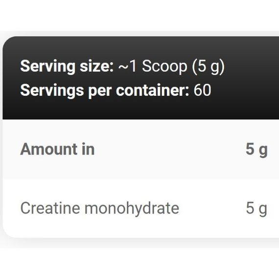 Креатин моногидрат Kevin Levrone Anabolic Creatine 300 g /60 servings/ Unflavored | Зображення 1