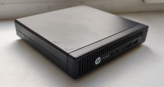 Неттоп HP ProDesk 600 G2 Mini PC USFF / Intel Core i5-6500T (4 ядра по 2.5 - 3.1 GHz) / 16 GB DDR4 / 256 GB SSD M.2 / Intel HD Graphics 530 / DisplayPort б/в | Зображення 2