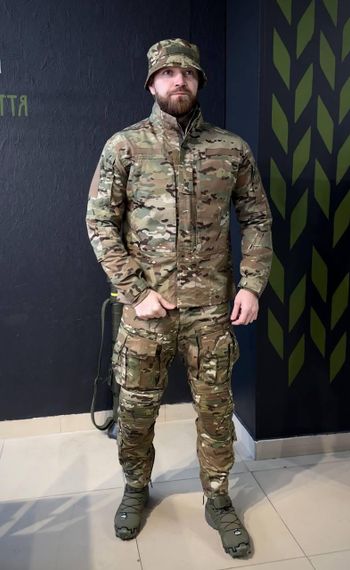 Військовий кітель KS-PRO Military мультикам ріп-стоп