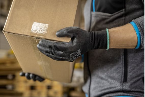 Рукавички захисні Hoegert JAGST HT5K756-11 з поліуретановим покриттям чорні, 11 | Зображення 2
