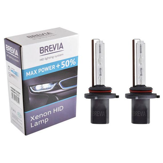 12650MP BREVIA Автолампа HB4 (9006) +50%,5500K,85V,35W P22d KET, (2шт.) XENON