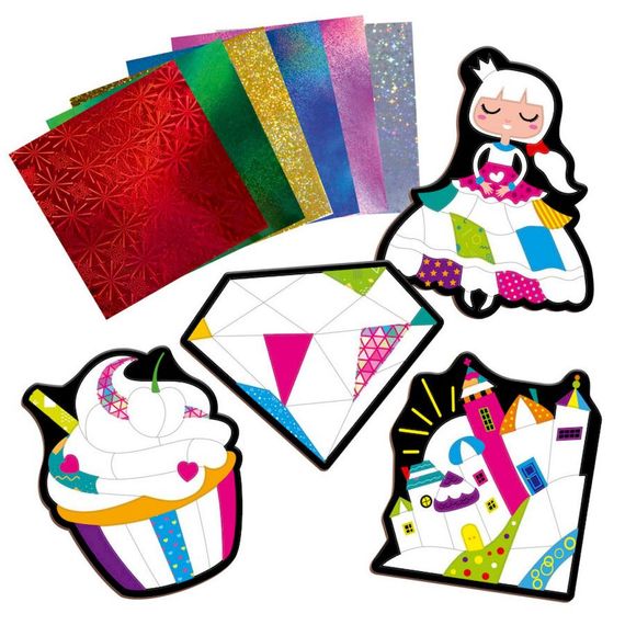 Набір для творчості "Foil Craft Принцеса" VT4433-11, 18 аркушів фольги | Зображення 1