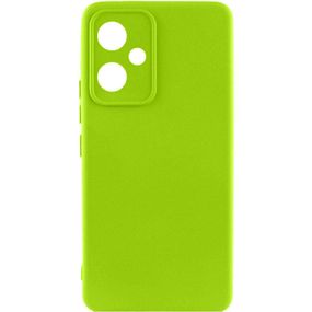 Чехол Silicone Cover Lakshmi Full Camera (A) для Xiaomi Redmi 12 Full camera, Салатовий/Neon Green, ТПУ (термопластичний поліуретан)