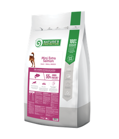 Корм Nature's Protection Mini Extra Salmon Small Breeds сухой с лососем для взрослых собак малых пород 7.5 кг