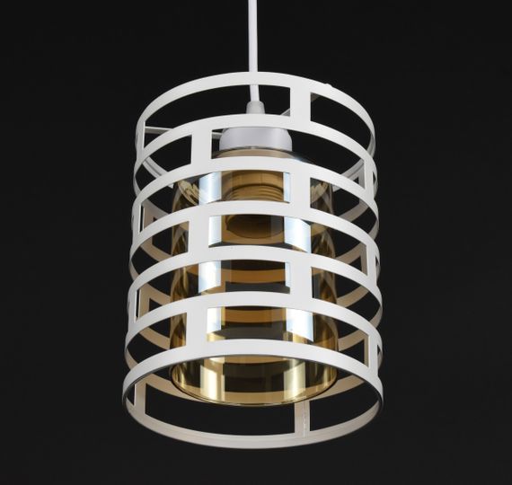 Люстра підвісна LOFT на 1 лампочку 27773 Білий 25-100х15х15 см. | Зображення 2