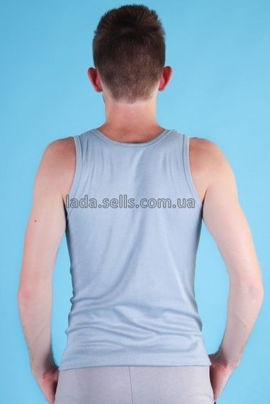 Майка чоловіча сірого кольору. 725-2 Kosta | Зображення 2