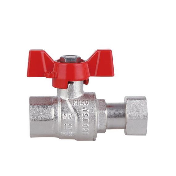 Кран кульовий з накидною гайкою Thermo Alliance Forte 1/2"х ВР для води прямий SF260W15 | Зображення 4