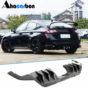 Дифузор заднього бампера (Карбон) для Honda Civic HB 2021- рр