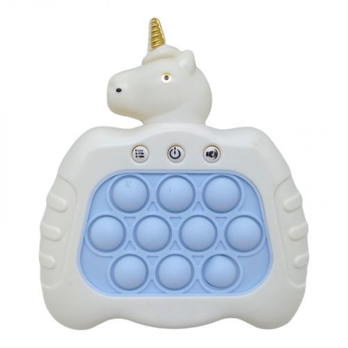 Уцінка. Електронна гра "Finger Press Pop-It Console: Єдиноріг" (блакитний). Транспортне пакування Не працює