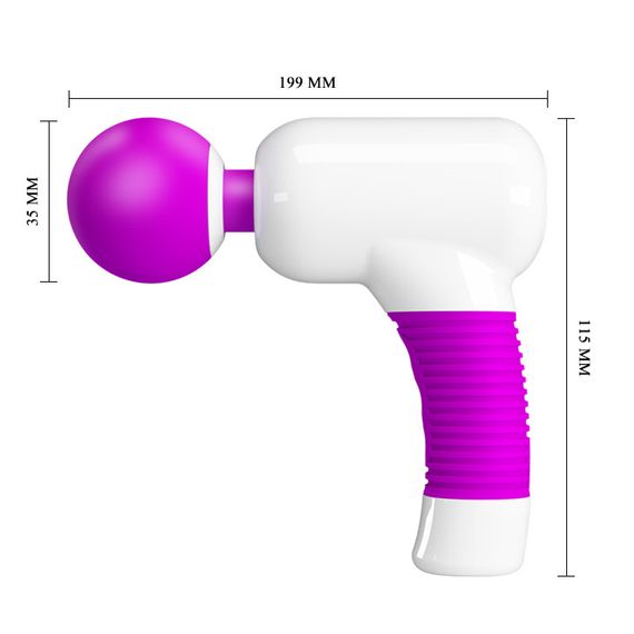Вібромасажер PRETTY LOVE MAGIC GUN 7 vibration functions 5 levels of speed control sexstyle | Зображення 6