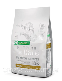 Сухой корм для собак малых пород с белой шерстью Nature's Protection Superior Care White Dogs Adult Small