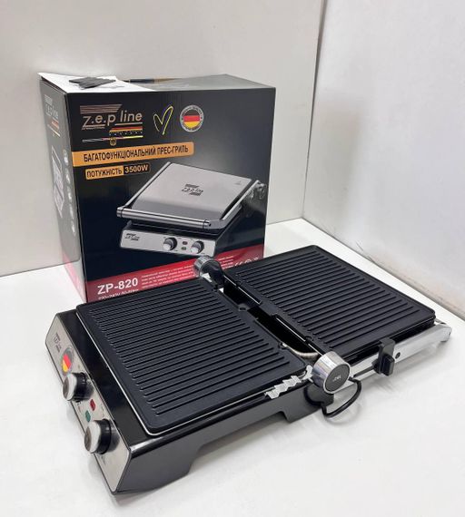 Гриль зі знімними пластинами 3500Вт Zepline ZP-820 | Зображення 4