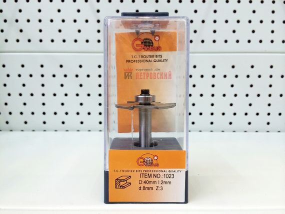 Фреза ГЛОБУС 1023 z3 l4 кромочная фальцева