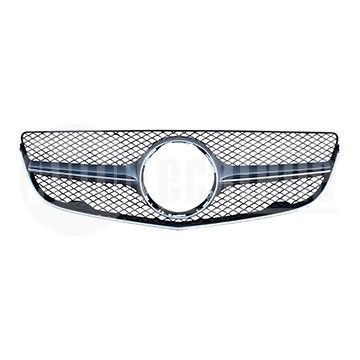 Решетка радиатора Mercedes Benz C207 14-16 (хром/серебро) AMG, AutoTechteile, 140 8814, 140 8816