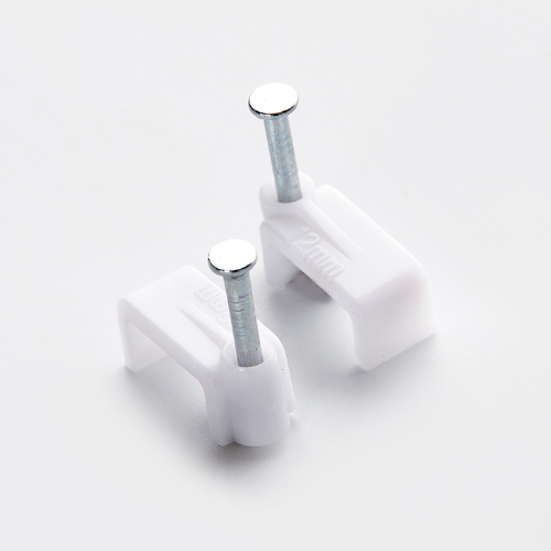 Кабельна кліпса 12*7мм плоска 100шт/уп Туреччина APRO | Зображення 1