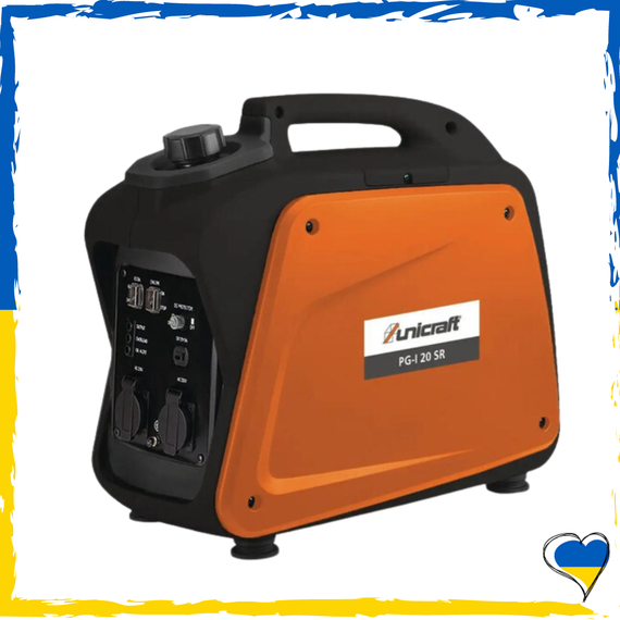 Інверторний бензиновий генератор 1.7 кВт PG-I 20 SR UNICRAFT